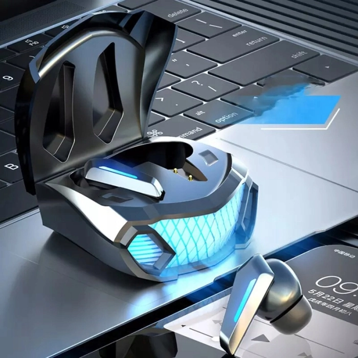 Słuchawki bezprzewodowe douszne z mikrofonem Z5 - sportowe gamingowe Bluetooth + Powerbank