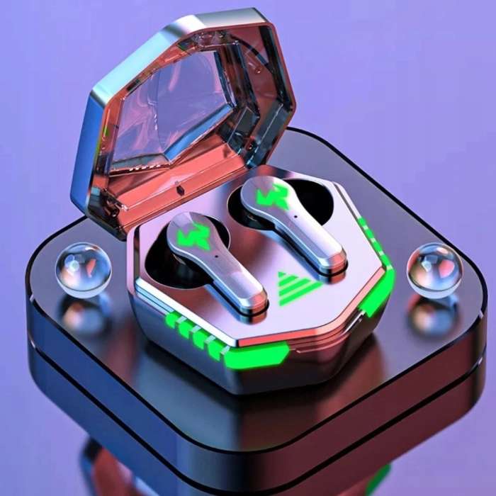 Słuchawki bezprzewodowe douszne z mikrofonem Z35 - sportowe gamingowe Bluetooth + Powerbank