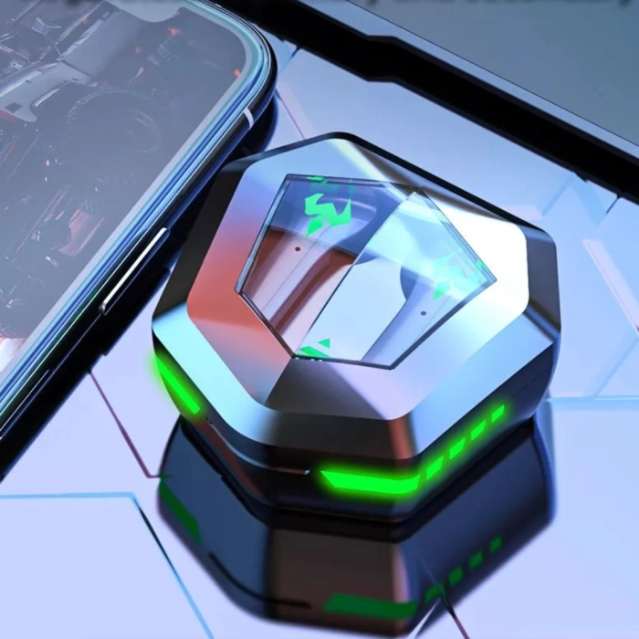 Słuchawki bezprzewodowe douszne z mikrofonem Z35 - sportowe gamingowe Bluetooth + Powerbank