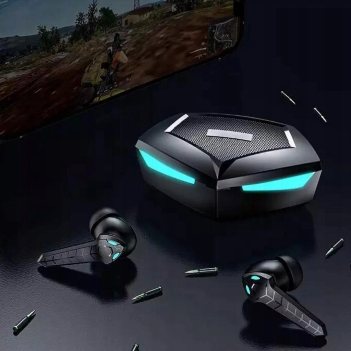 Słuchawki bezprzewodowe douszne z mikrofonem Z36 - sportowe gamingowe Bluetooth + Powerbank