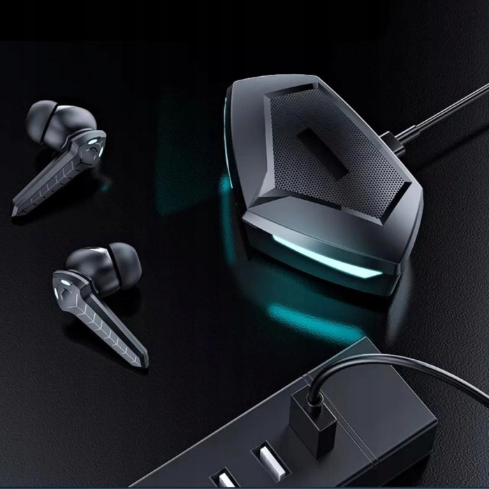 Słuchawki bezprzewodowe douszne z mikrofonem Z36 - sportowe gamingowe Bluetooth + Powerbank