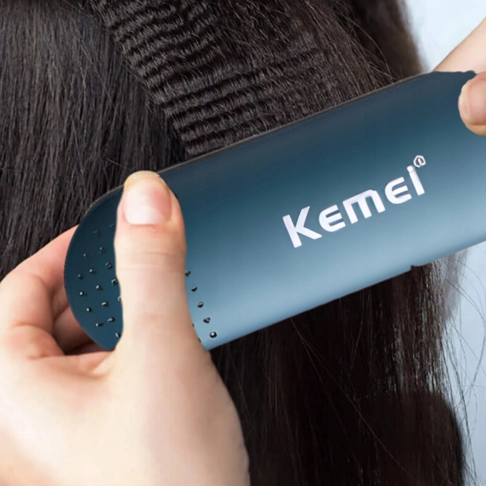 Karbownica do włosów KEMEI - ceramiczna falownica, lokówka