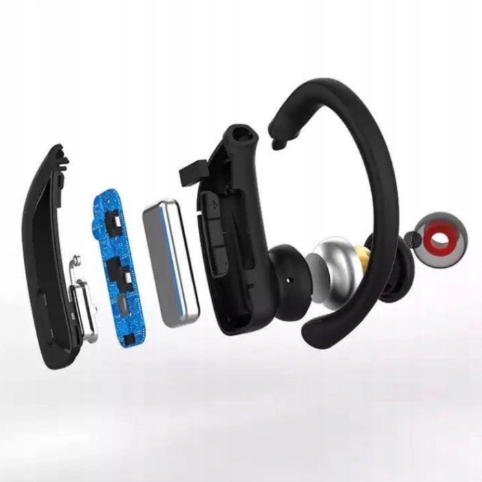 Słuchawki bezprzewodowe douszne z mikrofonem Z17 - sportowe gamingowe Bluetooth + Powerbank
