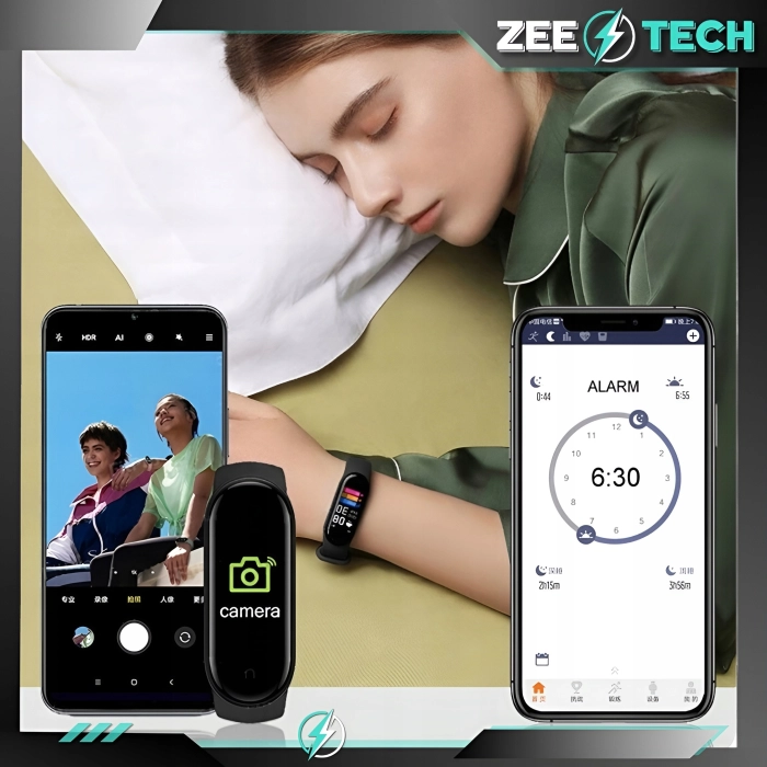 Smartwatch męski, damski Z8 - opaska sportowa z pomiarem pulsu, kroków (Czarny)