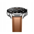Pasek skórzany do smartwatcha uniwersalny 22mm + teleskopy (Brązowy)