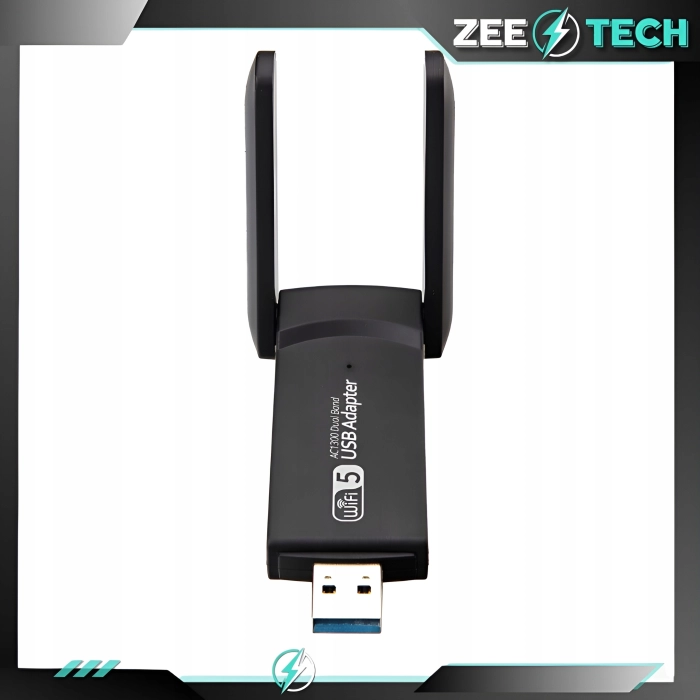 Karta sieciowa WiFi - adapter USB 3.0 1300 mbps 5 GHz 2 tryby