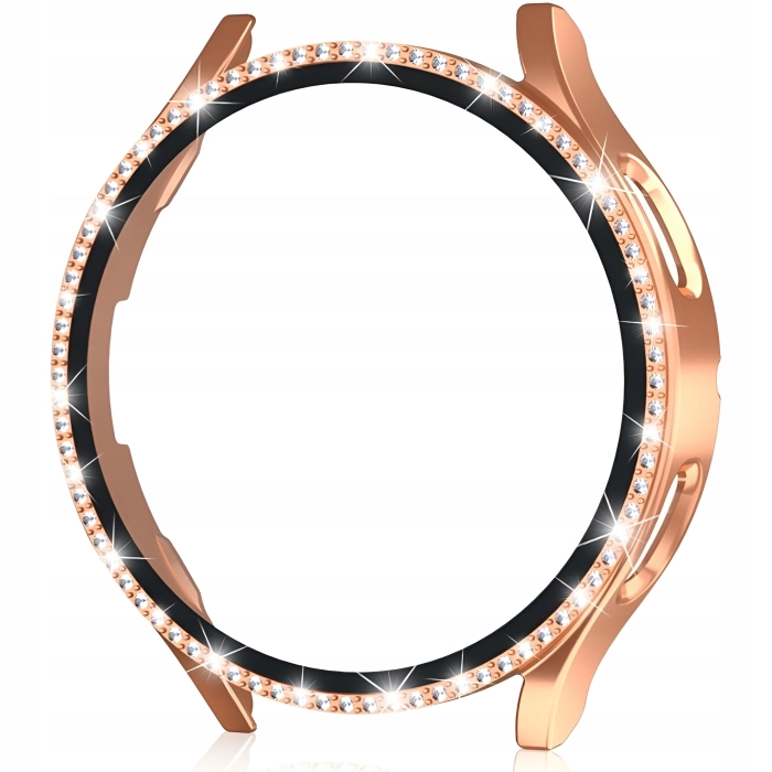 Etui + szkło do Samsung Galaxy Watch 4/5 40mm - Odporny case 2w1 (Różowe złoto)