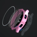 Etui + szkło do Samsung Galaxy Watch 4/5 40mm - Odporny case 2w1 (Różowe)