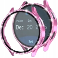 Etui + szkło do Samsung Galaxy Watch 4/5 40mm - Odporny case 2w1 (Różowe)