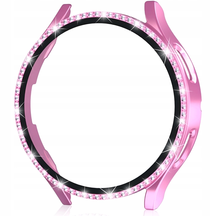 Etui + szkło do Samsung Galaxy Watch 4/5 40mm - Odporny case 2w1 (Różowe)