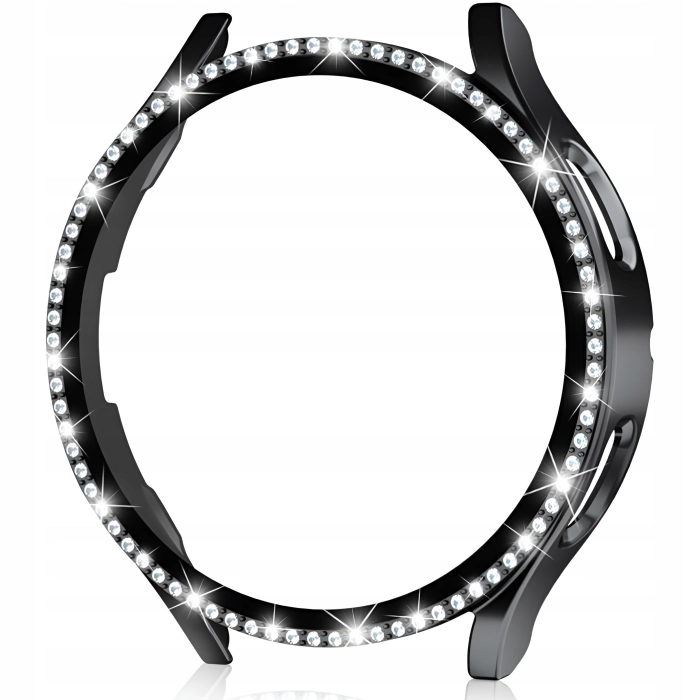 Etui + szkło do Samsung Galaxy Watch 4/5 40mm - Odporny case 2w1 (Czarne)