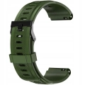 Pasek silikonowy K27 do smartwatcha uniwersalny 22mm + teleskopy (Zielony)