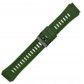 Pasek silikonowy K27 do smartwatcha uniwersalny 22mm + teleskopy (Zielony)