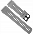 Pasek silikonowy K27 do smartwatcha uniwersalny 22mm + teleskopy (Szary)