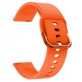 Pasek silikonowy YK do smartwatcha uniwersalny 22mm + teleskopy (Pomarańczowy)