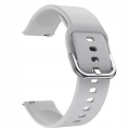 Pasek silikonowy YK do smartwatcha uniwersalny 22mm + teleskopy (Szary)