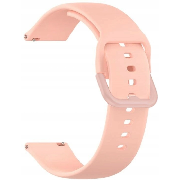 Pasek silikonowy YK do smartwatcha uniwersalny 22mm + teleskopy (Różowy)