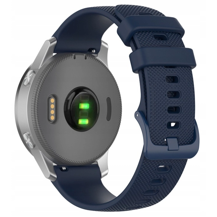 Pasek silikonowy Spot do smartwatcha uniwersalny 18mm + teleskopy (Granatowy)