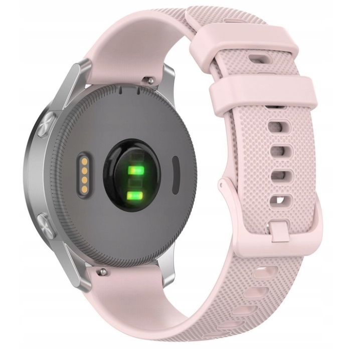 Pasek silikonowy Spot do smartwatcha uniwersalny 18mm + teleskopy (Różowy)