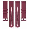 Pasek silikonowy Spot do smartwatcha uniwersalny 18mm + teleskopy (Bordowy)