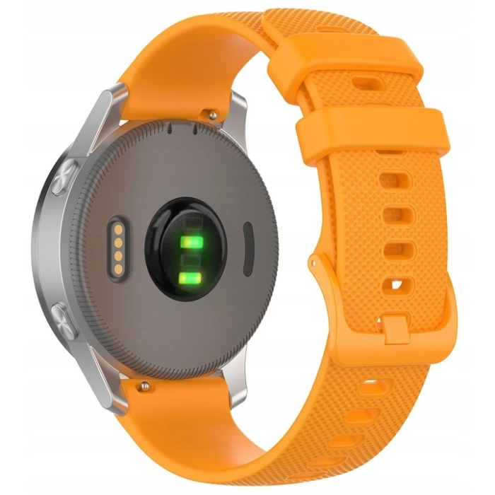 Pasek silikonowy Spot do smartwatcha uniwersalny 20mm + teleskopy (Pomarańczowy)
