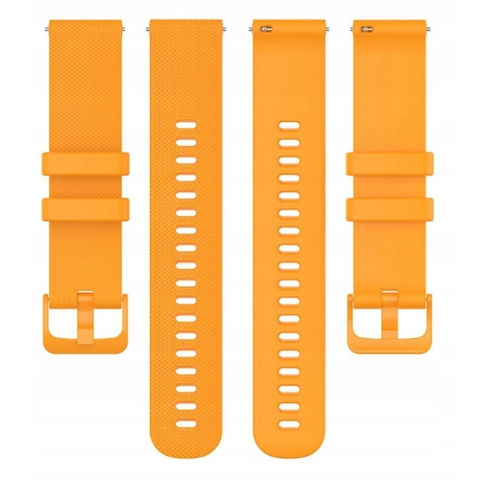 Pasek silikonowy Spot do smartwatcha uniwersalny 22mm + teleskopy (Pomarańczowy)