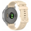 Pasek silikonowy Spot do smartwatcha uniwersalny 22mm + teleskopy (Beżowy)