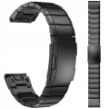 Pasek Bransoleta Quickfit 26 mm do Garmin Fenix 3 HR 5X 6X 7X PRO SOLAR (Czarna)