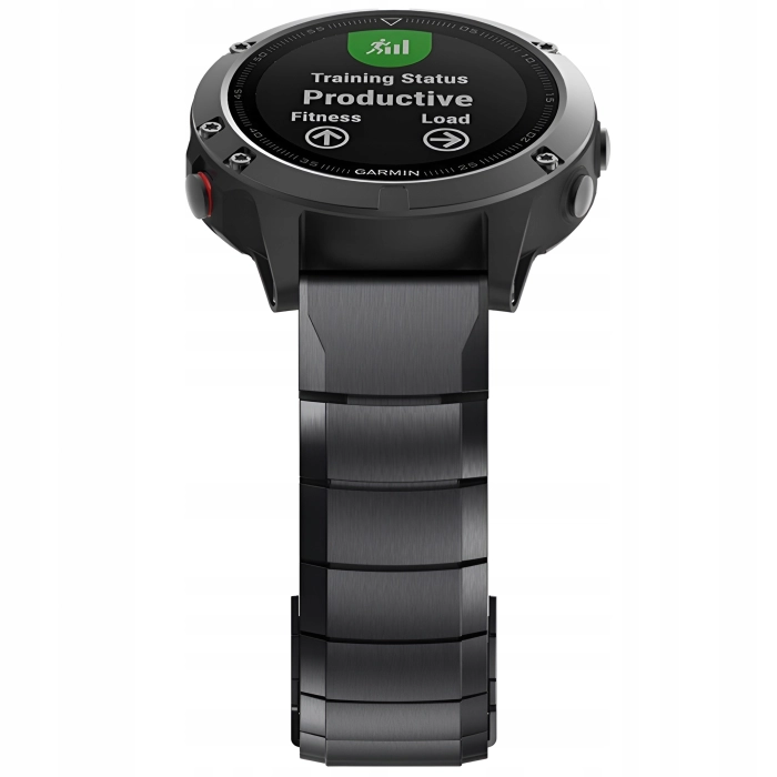 Pasek Bransoleta Quickfit 26 mm do Garmin Fenix 3 HR 5X 6X 7X PRO SOLAR (Czarna)