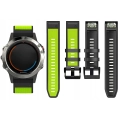 Pasek silikonowy Quickfit 26 mm do Garmin Fenix 3 HR 5X 6X 7X PRO SOLAR (Jasno-zielony)