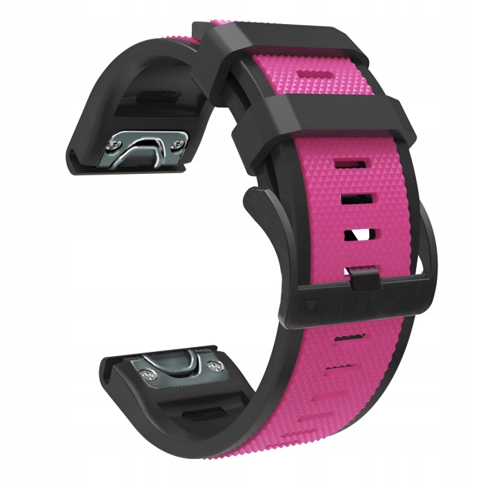 Pasek silikonowy Quickfit 26 mm do Garmin Fenix 3 HR 5X 6X 7X PRO SOLAR (Różowy)