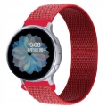 Pasek materiałowy, nylonowy do smartwatcha uniwersalny 22mm (Czerwony)