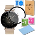 Szkło hybrydowe do Huawei Watch GT 3 42mm + Ściereczka