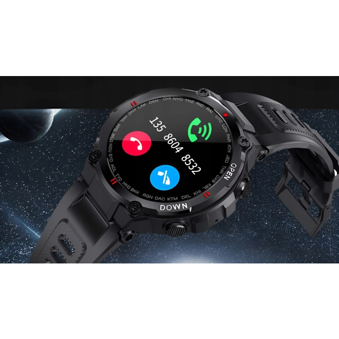 Smartwatch męski Z22 - zegarek militarny z możliwością prowadzeniem rozmów (Zielony)