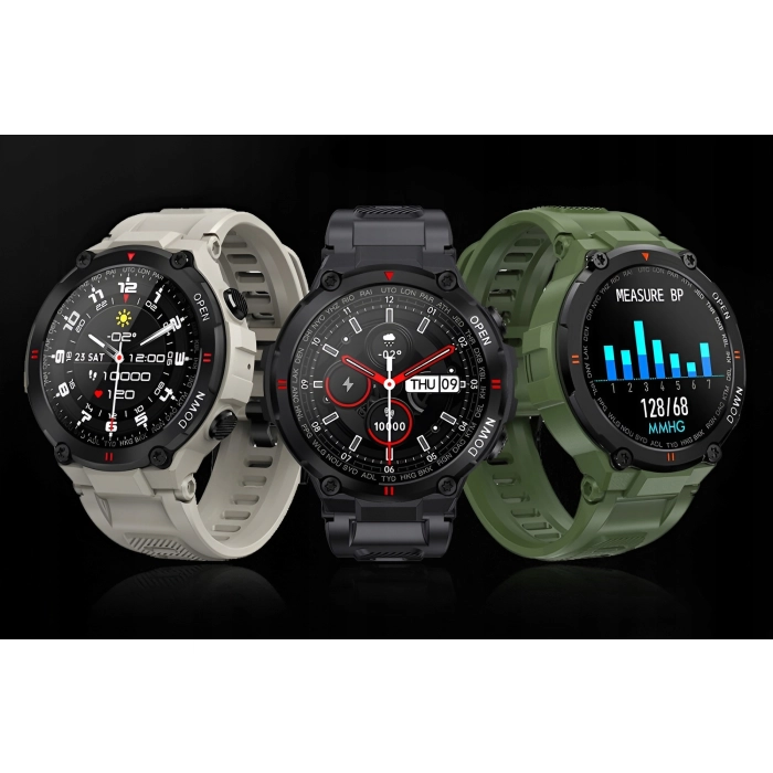 Smartwatch męski Z22 - zegarek militarny z możliwością prowadzeniem rozmów (Zielony)