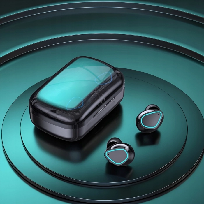 Słuchawki bezprzewodowe douszne z mikrofonem Z10 - sportowe gamingowe Bluetooth + Powerbank