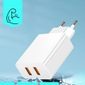 Ładowarka sieciowa 2x USB 2.1A 10W – szybka kostka zasilająca do telefonu i urządzeń mobilnych