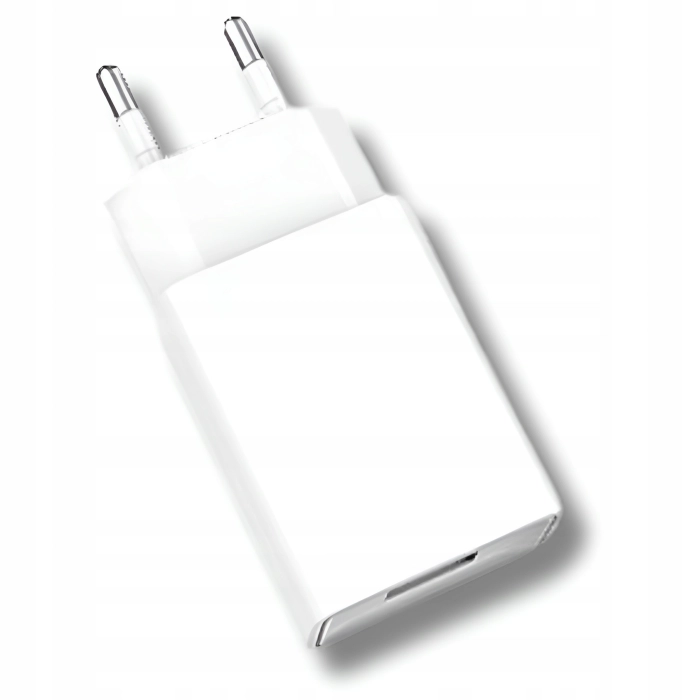 Szybka ładowarka sieciowa USB Fast charge (2.4A Biała)