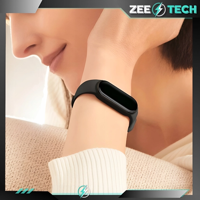 Smartwatch męski, damski Z7 - opaska sportowa z pomiarem pulsu, kroków (Czarny)