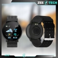 Smartwatch męski, damski Z119 - zegarek sportowy z pomiarem pulsu, kroków (Niebieski)
