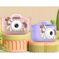 Aparat fotograficzny cyfrowy dla dzieci 40 mpx - Jednorożec + Karta 32 GB (Różowy)