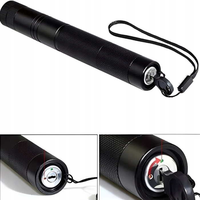 Wskaźnik laserowy Zielony - Laser, Pointer, duży zasięg + Bateria + Ładowarka + Pudełko