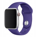 Pasek silikonowy do Apple Watch 1/2/3/4/5/6/7/8/9/SE 38mm 40mm 41mm (Fioletowy)