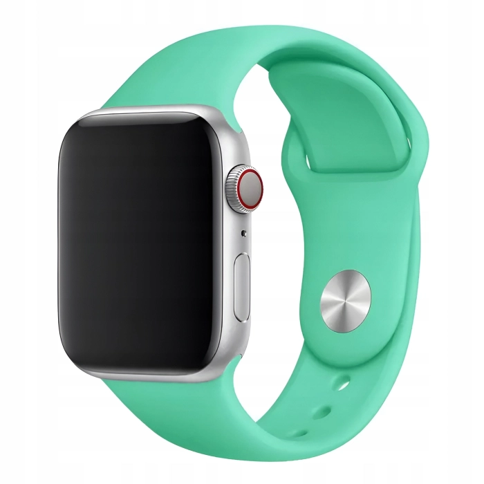 Pasek silikonowy do Apple Watch 1/2/3/4/5/6/7/8/9/SE 38mm 40mm 41mm (Miętowy)