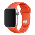 Pasek silikonowy do Apple Watch 1/2/3/4/5/6/7/8/9/SE 38mm 40mm 41mm (Pomarańczowy)