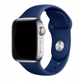 Pasek silikonowy do Apple Watch 1/2/3/4/5/6/7/8/9/SE 42mm 44mm 45mm 49mm (Granatowy)