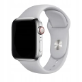 Pasek silikonowy do Apple Watch 1/2/3/4/5/6/7/8/9/SE 42mm 44mm 45mm 49mm (Szary)