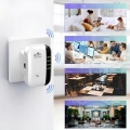 Wzmacniacz sygnału WiFi 300 mb/s + repeater z mocnym zasięgiem (2 tryby + WPS)