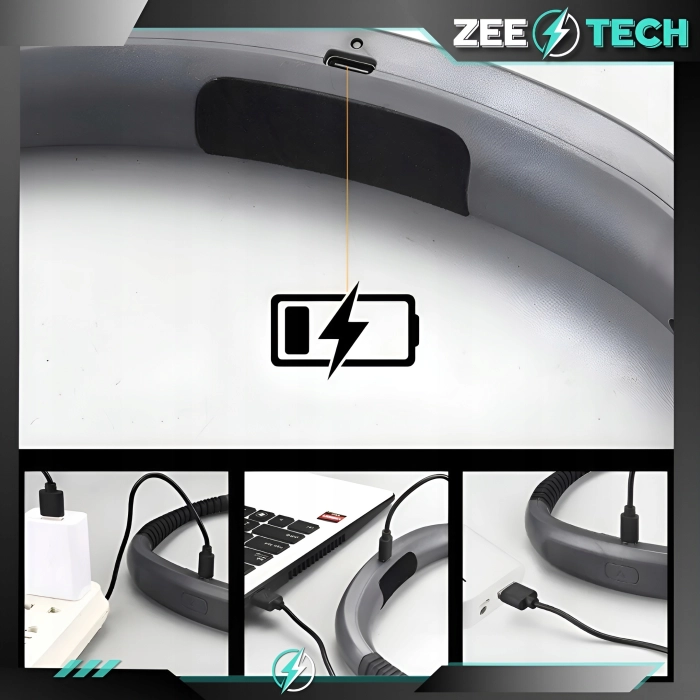 Lampka LED na szyję do czytania książek, szycia (3 barwy światła)