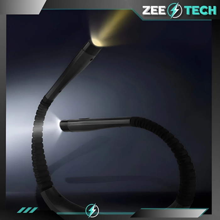 Lampka LED na szyję do czytania książek, szycia (3 barwy światła)